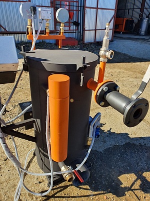 Парогенератор НовоПар на отработанном масле 50 кг пара в час