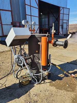 Парогенератор НовоПар на отработанном масле 50 кг пара в час