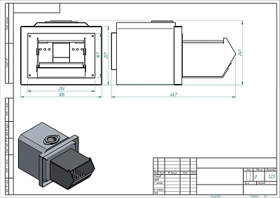 Пеллетная горелка Ставпечь ГНОМ-Оса 7-50 кВт